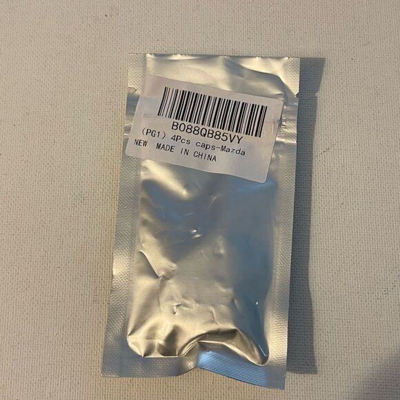Mazda valve Stem caps in Red set of 4 NWT - Picture 4 of 4